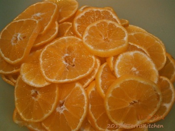 Sliced Clementines