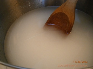 Sugar syrup - pre-boil